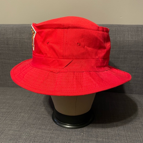 Vintage Neil Smith 90 Kansas City Chiefs Bucket Hat Size MEDIUM - Picture 4 of 7